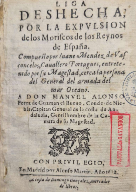 Liga deshecha por la expulsión de los moriscos de los reinos de España, Madrid, 1612