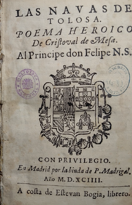 Las navas de Tolosa, Madrid, 1594