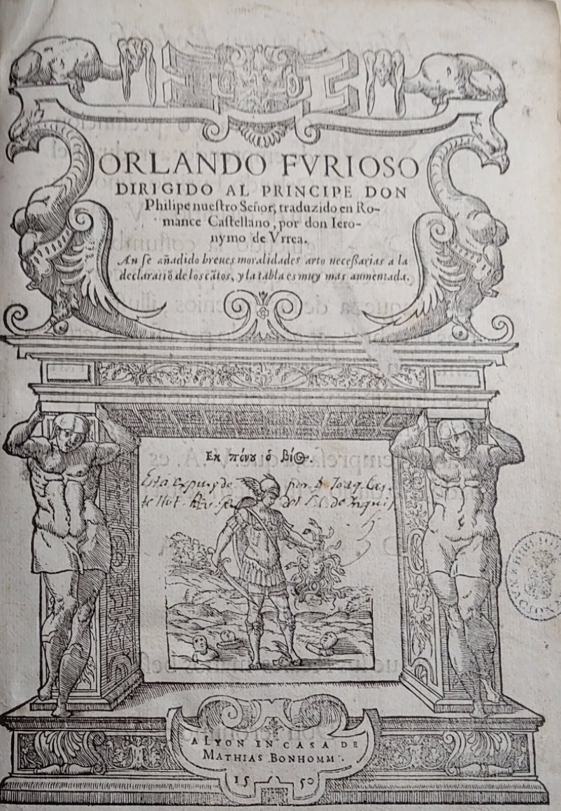 Orlando furioso, Lyon, 1550a