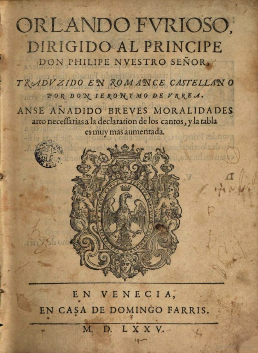 Orlando furioso, Venezia, 1575b