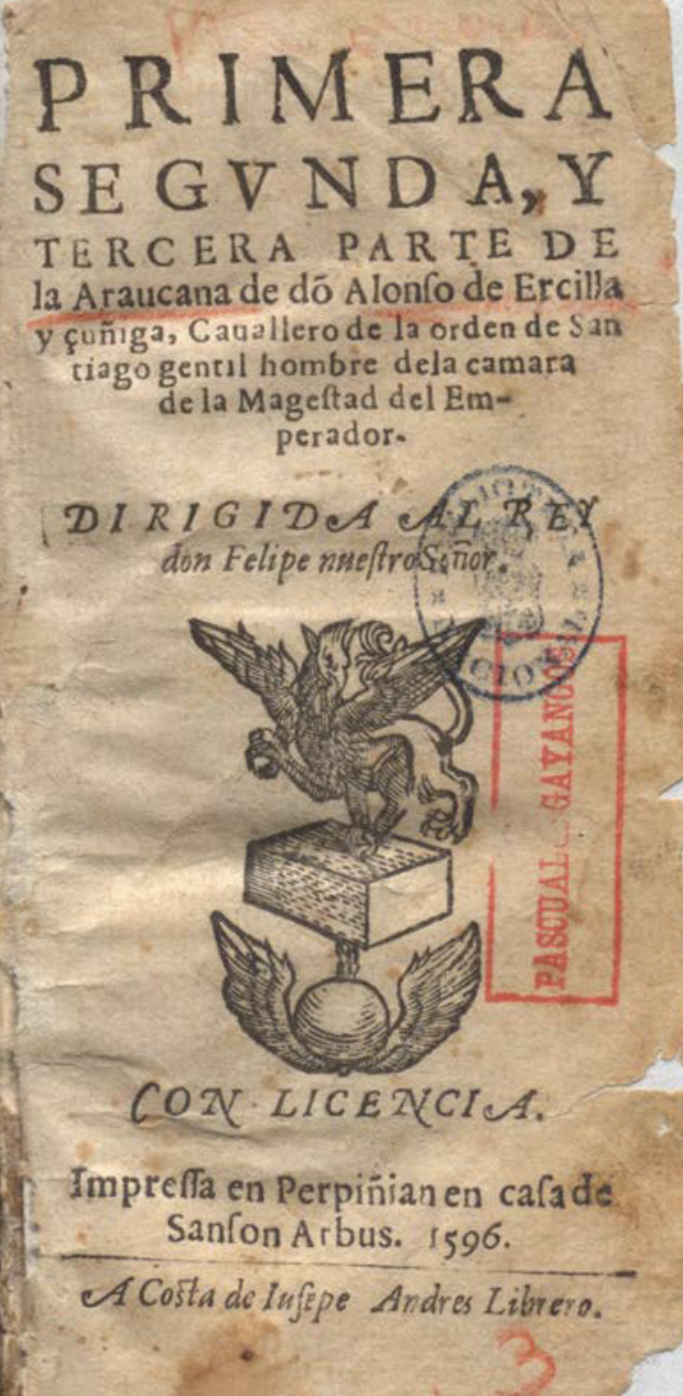 Primera, Segunda y Tercera Parte, Perpiñán, Sansón Arbus, 1596