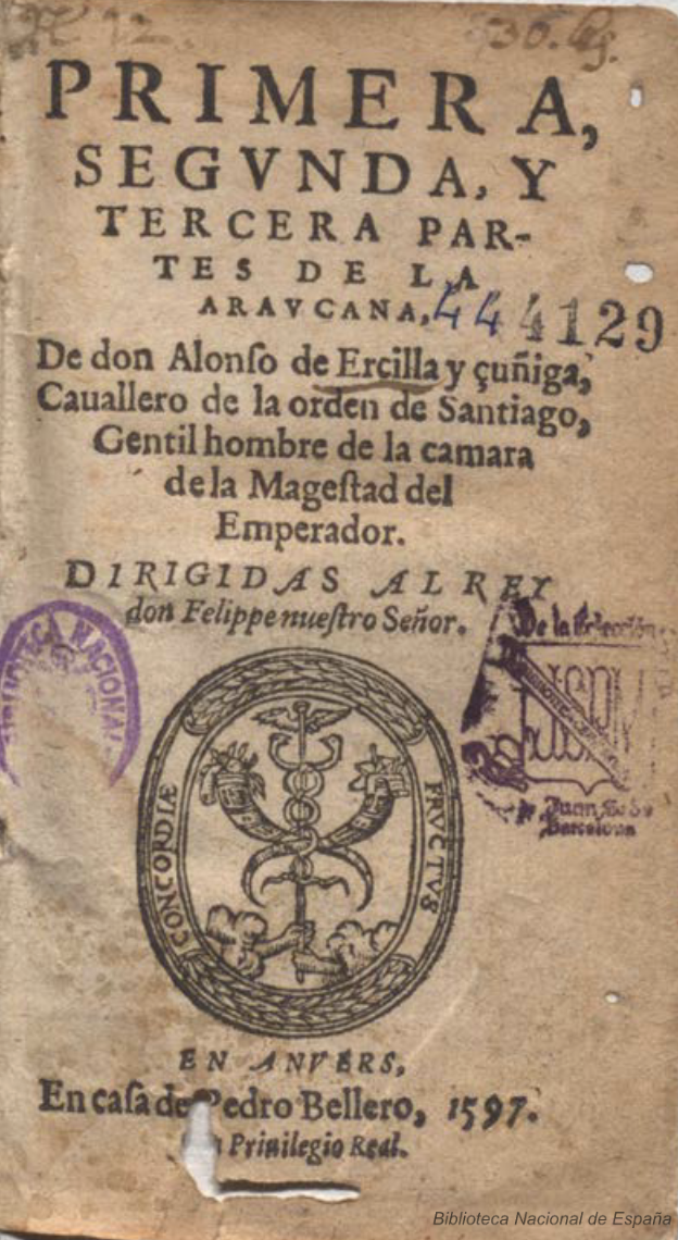 Primera, Segunda y Tercera Parte, Amberes, Pedro Bellero, 1597