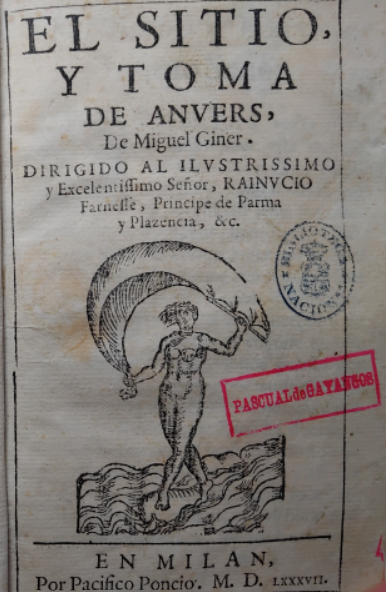 El sitio y toma de Anvers, Milán, 1587
