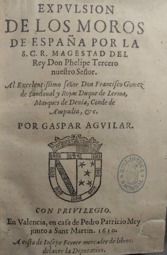 Expulsión de moros de España, Valencia, 1610
