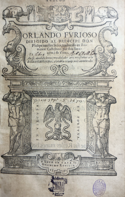 Orlando furioso, Lyon, 1550b
